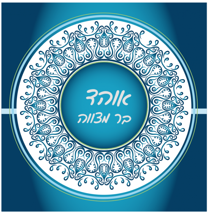 עיצוב הזמנה לבר מצווה -דגם אוהד