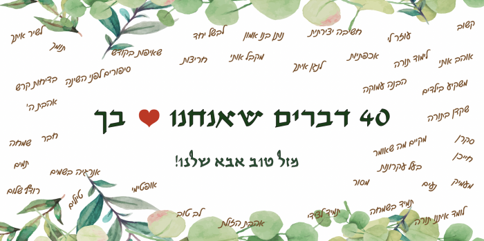 ⁦עיצוב והדפסת שמשונית 2 מטר על מטר-ברכות⁩ – תמונה ⁦2⁩