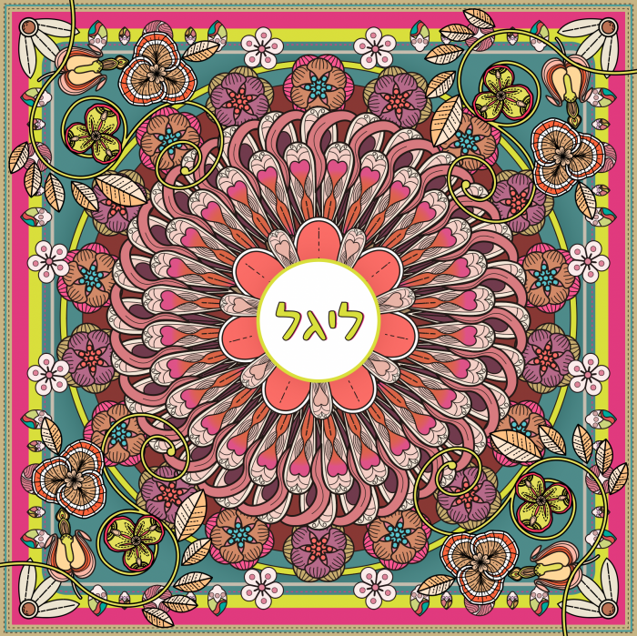 עיצוב הזמנה לבת מצווה -דגם ליגל